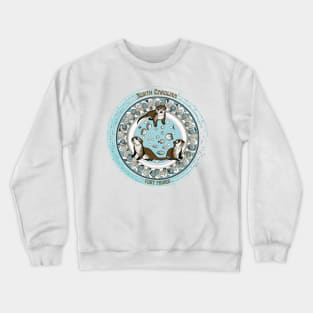 OTTERS - NORTH  CAROLINA, FORT FISHER Crewneck Sweatshirt